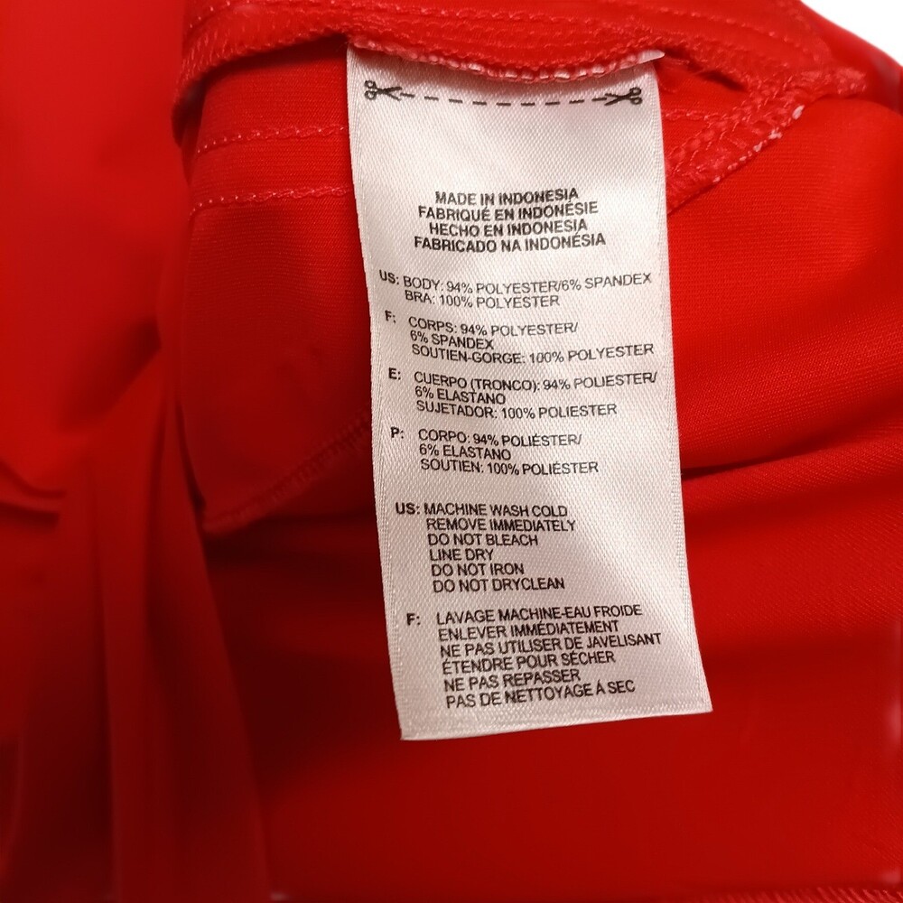Adidas Women's Red V Neck Sleeveless Performance Active Tank Top Size XL - Picture 6 of 9
